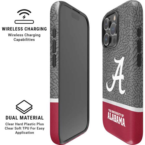 University of Alabama Logo iPhone 16 Pro Magsafe Impact Case
